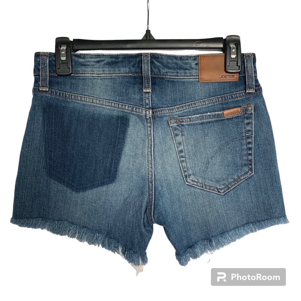 Joe’s Jeans The Ozzie Shorts Womens 24 Medium Blue Wash Cut Off Distressed